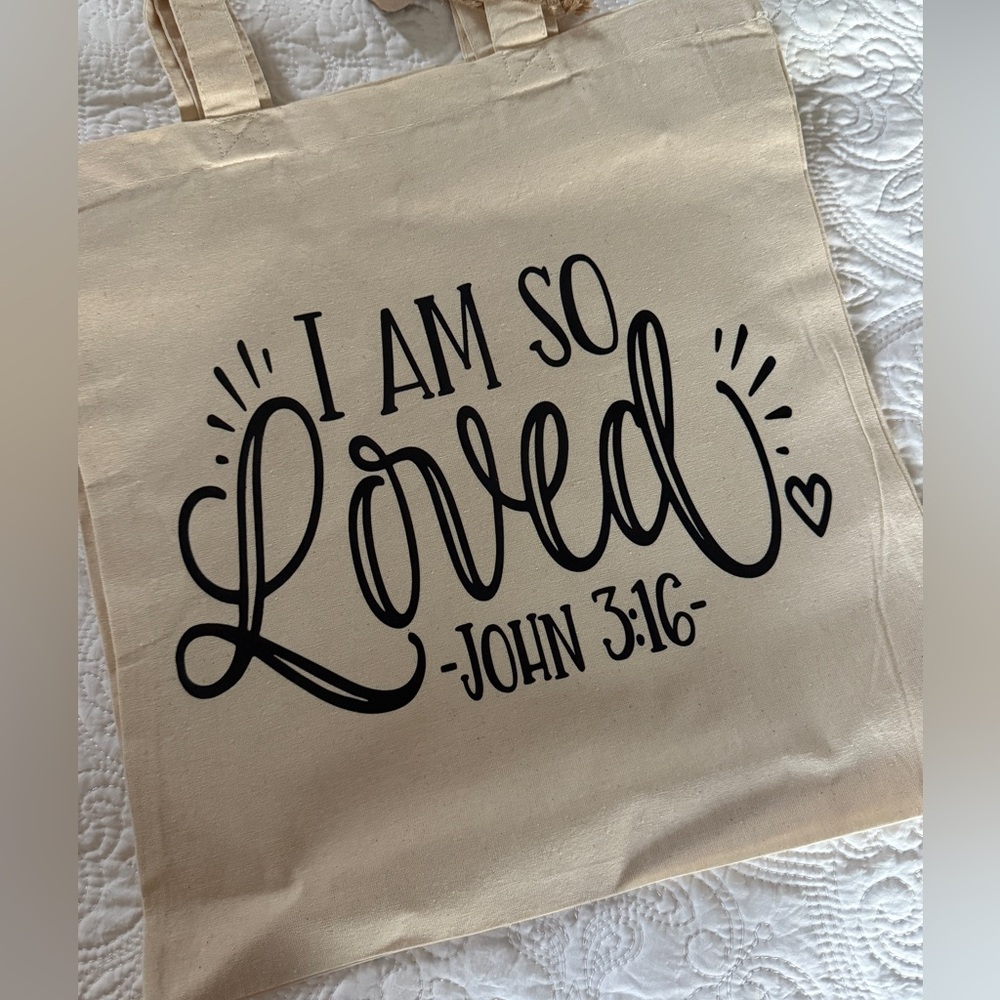 100% Cotton Reusable Tote Bags - Natural